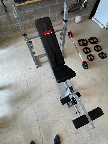 York weight bench with - bench, leg