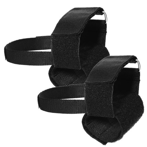 Reusable black dumbbell straps - reusable,