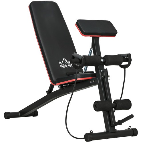 Foldable weight bench with leg - foldable,