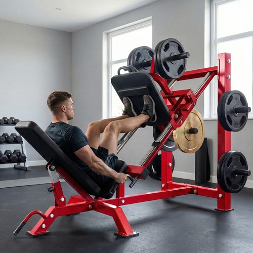 Home gym leg press machine - gym,