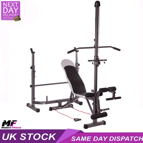 Weight bench with - bench, lat