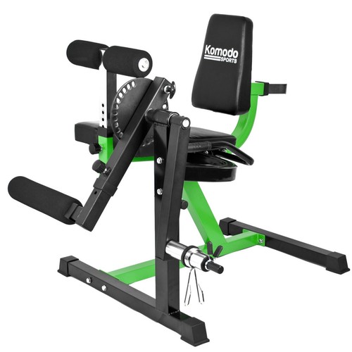 Leg extension and curl machine - and,